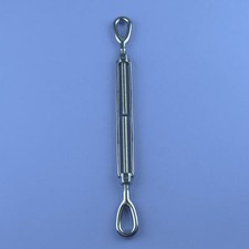 Stainless Steel T316 Eye/Eye Turnbuckle Tensioner - 1/2" x 6" 