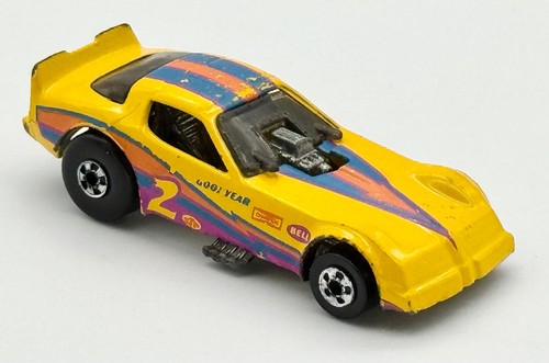 VTG 1977 Mattel Hot Wheels Firebird Funny Car Yellow Goodyear Bell Champion GC - Picture 3 of 12