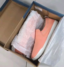 Vionic Beach Womens Marshall Coral Casual Flats Sz 8 NIB Canvas EU 39 UK 6 25cm