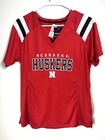 Nebraska Cornhuskers Ncaa Red Fashion Jersey Women's Medium Nwt