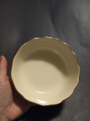 ⭐️ Lenox Collections 5.5 Rose Blossom Bowl 24k Gold Trim (A8) - Picture 2 of 5