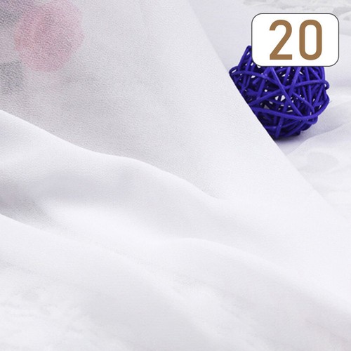 1.5M Soft Chiffon Fabric Solid Color For DIY Wedding Dress Skirt Blouse Curtain - Picture 29 of 35