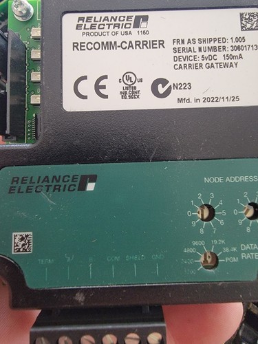 Baldor Reliance RECOMM-CARRIER Frn 1.005 Owbx - Foto 3 di 3