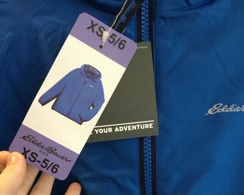 Eddie Bauer Boy's Size 5/6 Reversible Hooded Jacket FREE SHIPPING📦 - Picture 7 of 7