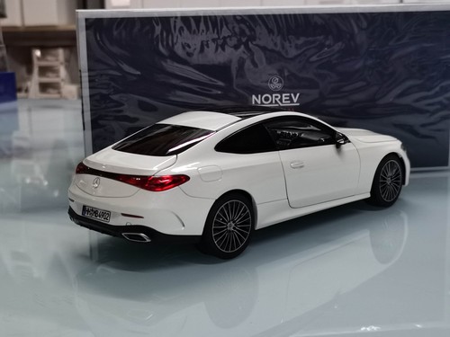 1/18 Benz Cle Coupe 2024 Norev White Diecast Model Toy Car For Friends Gifts - Picture 7 of 7