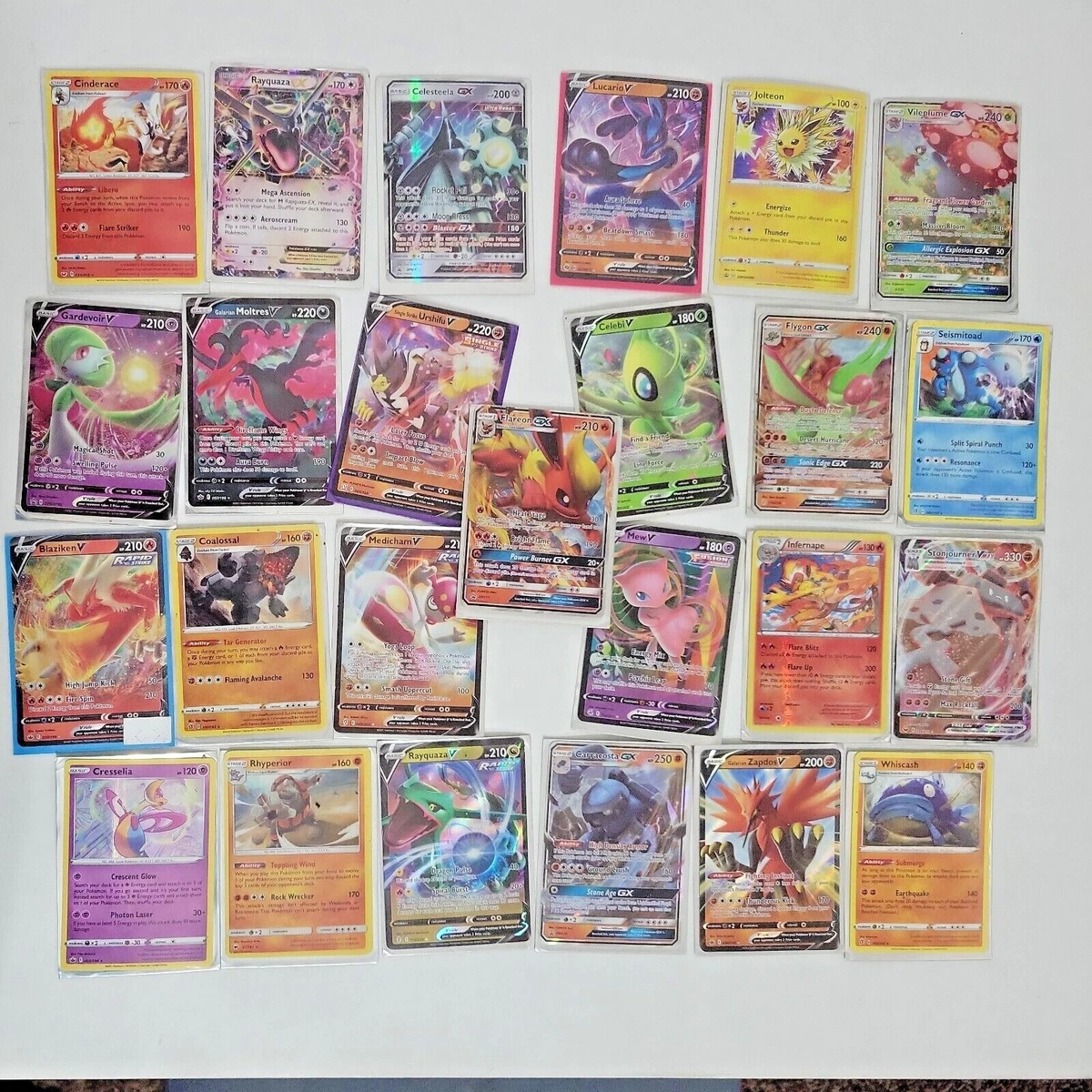 Epic Pokemon Card Bundle 25 Cards Vmax Full Art Rare