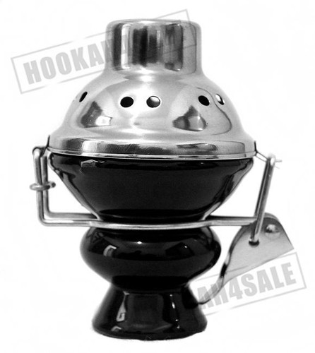 2 White Hose Hookah Sky Vase Pipe Shisha NEW Free Charcol Wind Cover Luxury - Picture 5 of 8