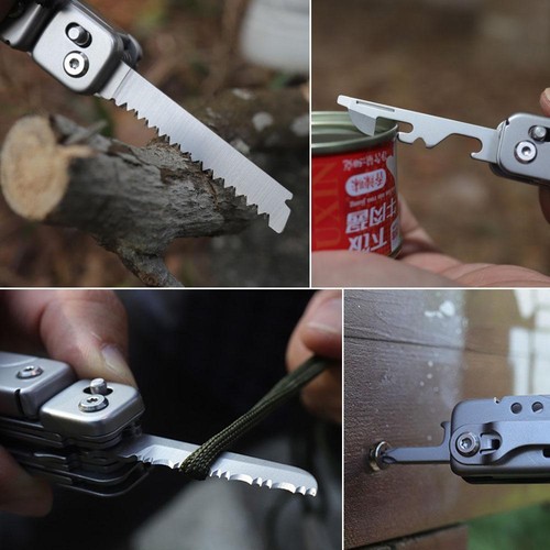 14-in-1 EDC Multitool Scissors Outdoor Camping Gear, Equipment Gadgets Portable - Picture 5 of 24