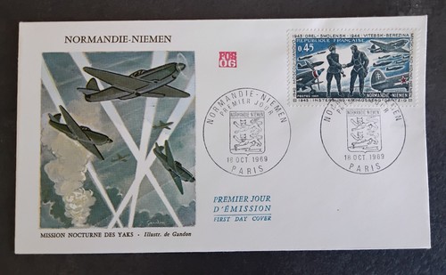 FDC 1969 - Normandie-Niemen - Mission nocturne des Yaks - Ref. 7438