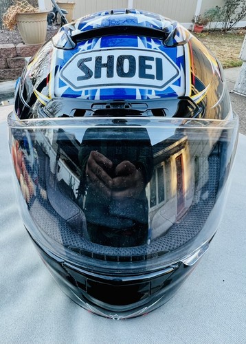 Shoei X-Twelve X12/ GLORY 2 /Full Face Helmet/XL/SUPER RARE/USA/Flames - Picture 7 of 11