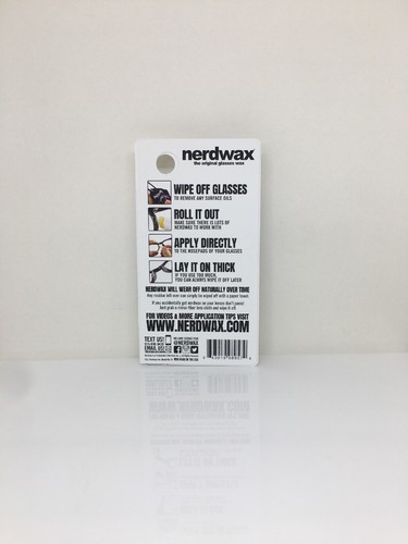 Nerdwax 0.075 oz NEW IMPROVED Eye Glasses Wax Stop Slipping Nerd Wax One Tube - Picture 5 of 12