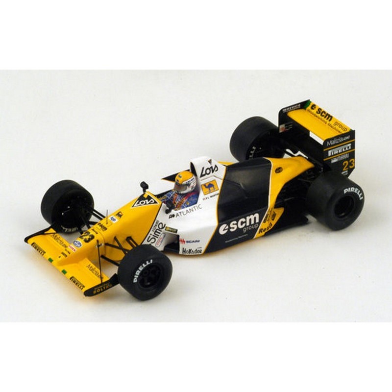SPARK Model s4110 MINARDI M189 PIERLUIGI MARTINI 1989 n. 23 5A British Gp 1:43 SPARK Model s4110 MINARDI M189 PIERLUIGI MARTINI 1989 n. 23 5A British Gp 1:43