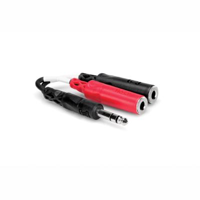 Hosa YPP-117 1/4 inch TRS to Dual 1/4 inch TSF Y Cable - 6 Inch | eBay