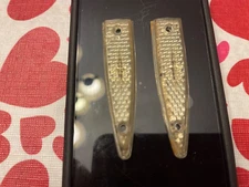 VTG BICYCLE FRONT FORK REFLECTORS 1 PAIR EXCELLENT 1960'S 70'S 2 3/4"