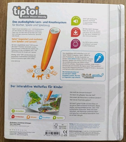 2x TipToi Bücher Mein Großer Weltatlas & Im Garten Der Feen Leserabe 5-8 Jahre - Bild 3 von 11