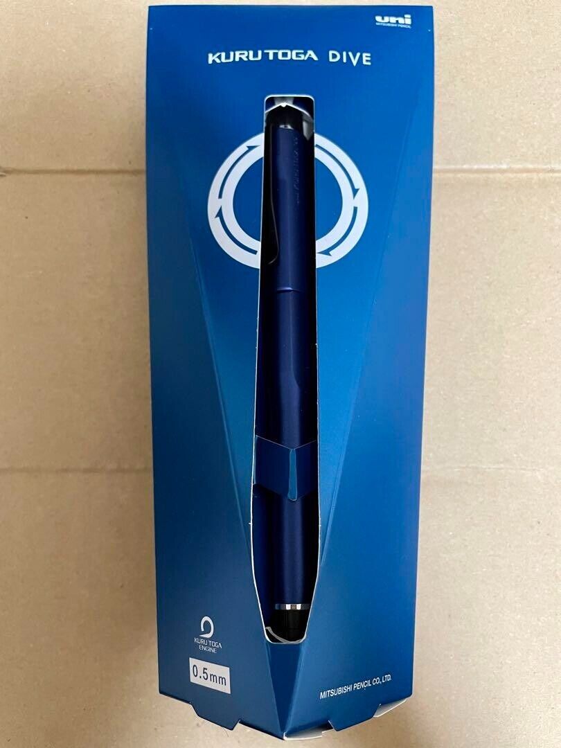 Uni Kuru Toga Dive Auto Lead 0.5mm Mechanical Pencil Moon Uni Kuru Toga Dive Auto Lead 0.5mm Mechanical Pencil Moon