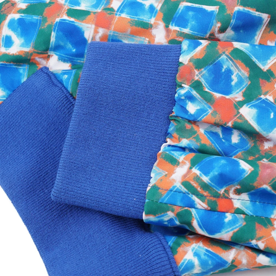 Jaqueta bombardeiro Kiton leve embalável repelente de água impressa M (Eu50) nova com etiquetas - Imagem 3 de 4