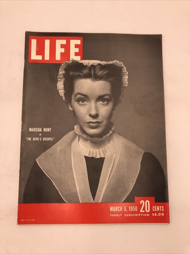 LIFE March 6, 1950 Mississippi River art, Devil’s Disciple