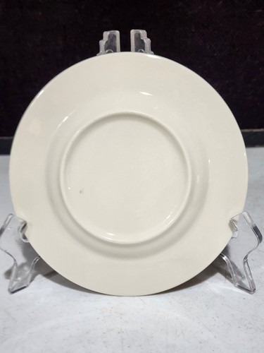 1- Castleton (USA) Shell Pink 6 1/4" Bread and Butter Plate Platinum Trim - Picture 4 of 4
