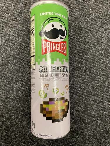 Fresh Minecraft Suspicious Stew Pringles Chips New Rare FAST SHIPPING