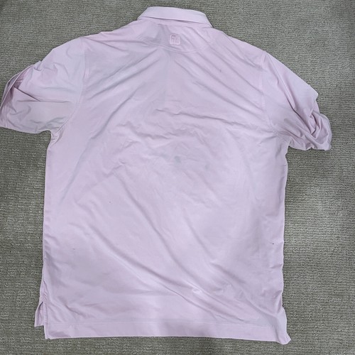 Camisa Polo de Golf Footjoy Adulto Extra Grande XL Rosa Rendimiento Informal VER FOTOS - Imagen 3 de 6
