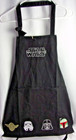 Williams Sonoma Child Kid's Black Denim Star Wars Embroidered Kitchen Cook Apron