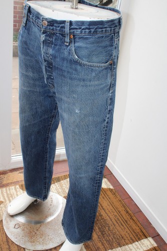 Herren Original 501 Levi Strauss W38 L30 Blau 38 S Jeans Straight Levi's - Bild 4 von 22