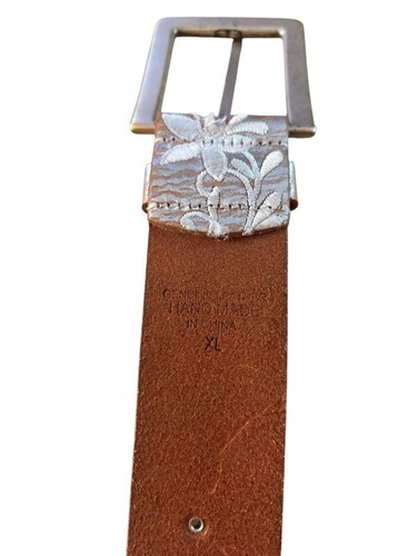 Cintura Linea Pelle Pelle Rivestita Metallizzata Argento Oro Rosa XL Fibbia Grande - Foto 6 di 8