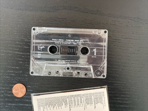 VTG Cassette Tape Paula Abdul Forever Your Girl 1988 Virgin Records - Picture 5 of 8