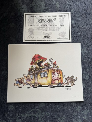 Eminem Slim Shady LP Portfolio Print Set by Skam2 & 1XRun W/ COA - Picture 10 of 10