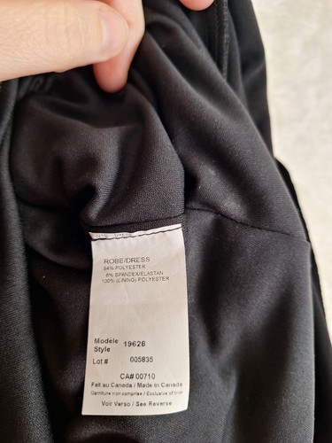 Joseph Ribkoff Womens 10 Dress Black Tiered Flapper Cocktail Event Money Luxury - Picture 12 of 14