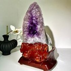 30,14 lb améthyste naturelle brésilienne grotte cornuclium/noble/fortune/décoration