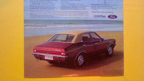 1971 FORD TC CORTINA Sales Brochure / Model release booklet - Bild 8 von 8
