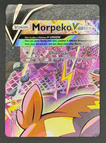 Morpeko V-Union SWSH287 / 288 / 289 / 290 Pokémon TCG Stella Nera Promo SET NM - Foto 6 di 9