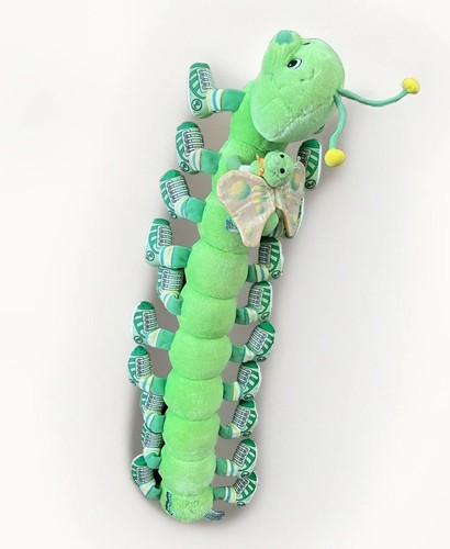 Leggs Squeaky Commonwealth Legs Caterpillar 28” Plush Green 10 Pair A19 - Picture 2 of 10