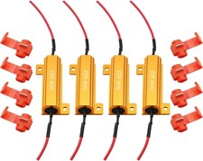 4Pcs 50W 6Ohm Load Resistors for LED Bulb Hyper Flash/Error Code Fix