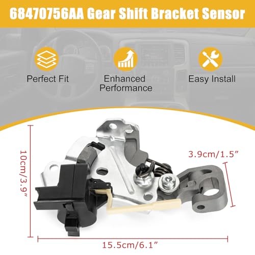 68470756AA Steering Column Gear Shift Bracket Sensor - Gear Shift Bracket - Picture 5 of 8