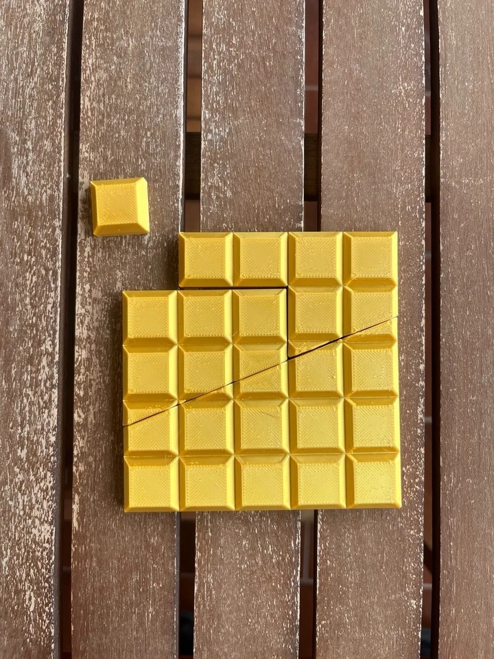 Puzzle Rompicapo Cioccolato Magico Giallo Oro Gioco di Logica - Immagine 2 di 4
