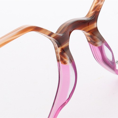 Fashion Vintage Polygon Eyeglass Frames Full Rim Spectacles Glasses with Box - Picture 5 of 19