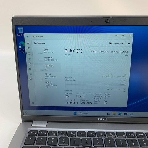 Dell Latitude 5450 14" Ultra 5 135H 2,1GHz 16GB RAM 512GB SSD - Bild 9 von 11