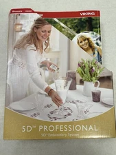 Lot Of 9 Husqvarna Viking 5d Embroidery Guides, 2 5D CDs & embroidery 25 Book