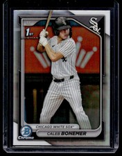2024 Bowman Draft Chrome Refractor Caleb Bonemer Chicago White Sox #BDC-31