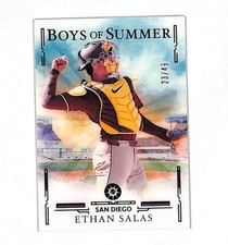 2025 Panini Boys Of Summer Ethan Salas 23/49 Purple Card Padres 