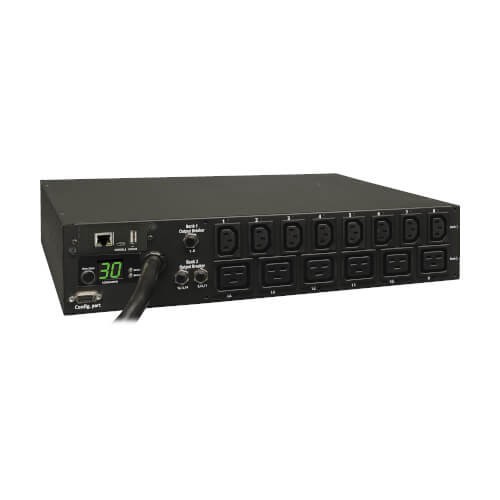 Tripp Lite Digital PDU 230v Switched RM PDUMH30HVNET - Picture 1 of 2
