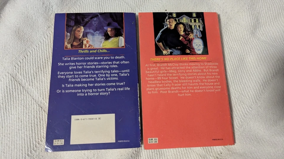 Vintage Lot 1994 Fear Street The Thrill Club & Second Horror R.L. Stine 1st Ed - Image 2 of 4