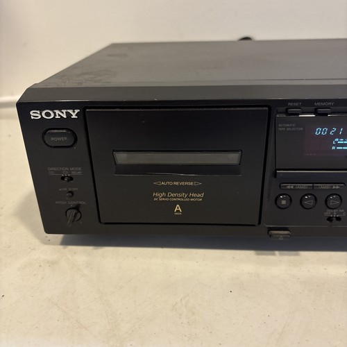 Sony TC-WE475 Dual Cassette Tape Deck Player Recorder Made In Japan. SPINS FAST! - Picture 3 of 15