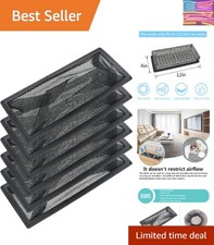 6 Pack 4"x12" Floor Register Trap Cover Screen Air Vent Cover Mesh Filter for...