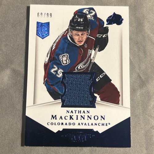 2013-14 Panini Dominion Blue Jersey Rookie Nathan MacKinnon RC 69/99 #D-NMK - Imagen 1 de 11
