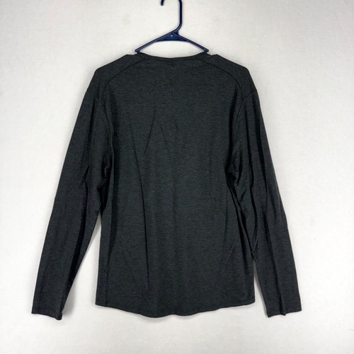 Lululemon Herren Langarmhemd schwarz Henley Größe S - Bild 2 von 10