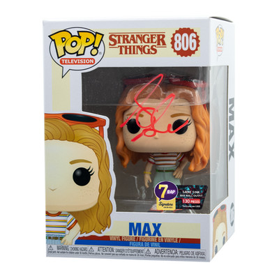 SF・ファンタジー・ホラー Funko Pop Stranger Things Max #806 Sadie Sink Signed Stranger Things Max Funko Pop 806 - 7BAP